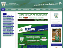 Tablet Screenshot of cb.villanuevadelacanada.com